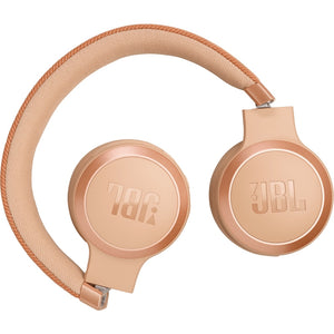 JBL Live 670NC Wireless Noise Cancelling On-Ear Headphones, Sandstone