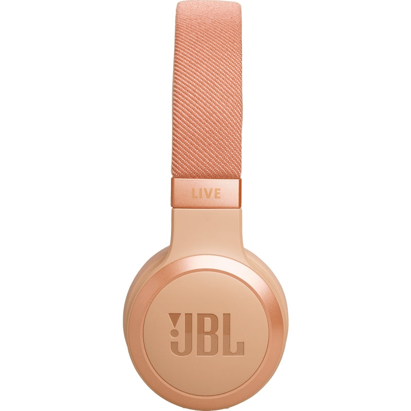 JBL Live 670NC Wireless Noise Cancelling On-Ear Headphones, Sandstone