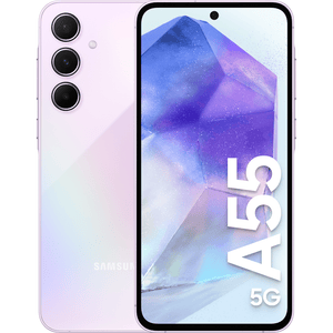 Samsung Galaxy A55 5G, 128 GB, Light Violet