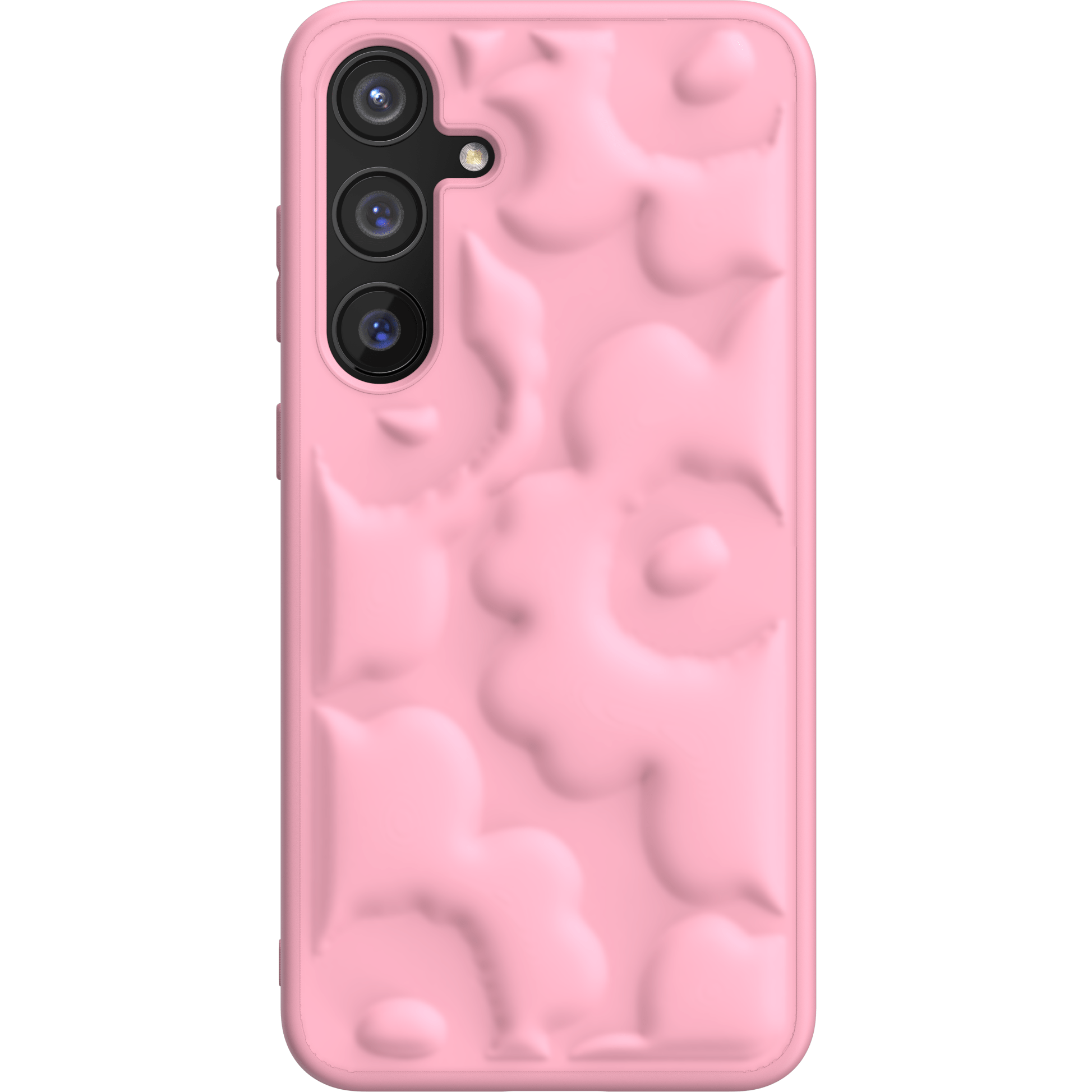 Samsung X Marimekko Embossed Case S24+ Pink