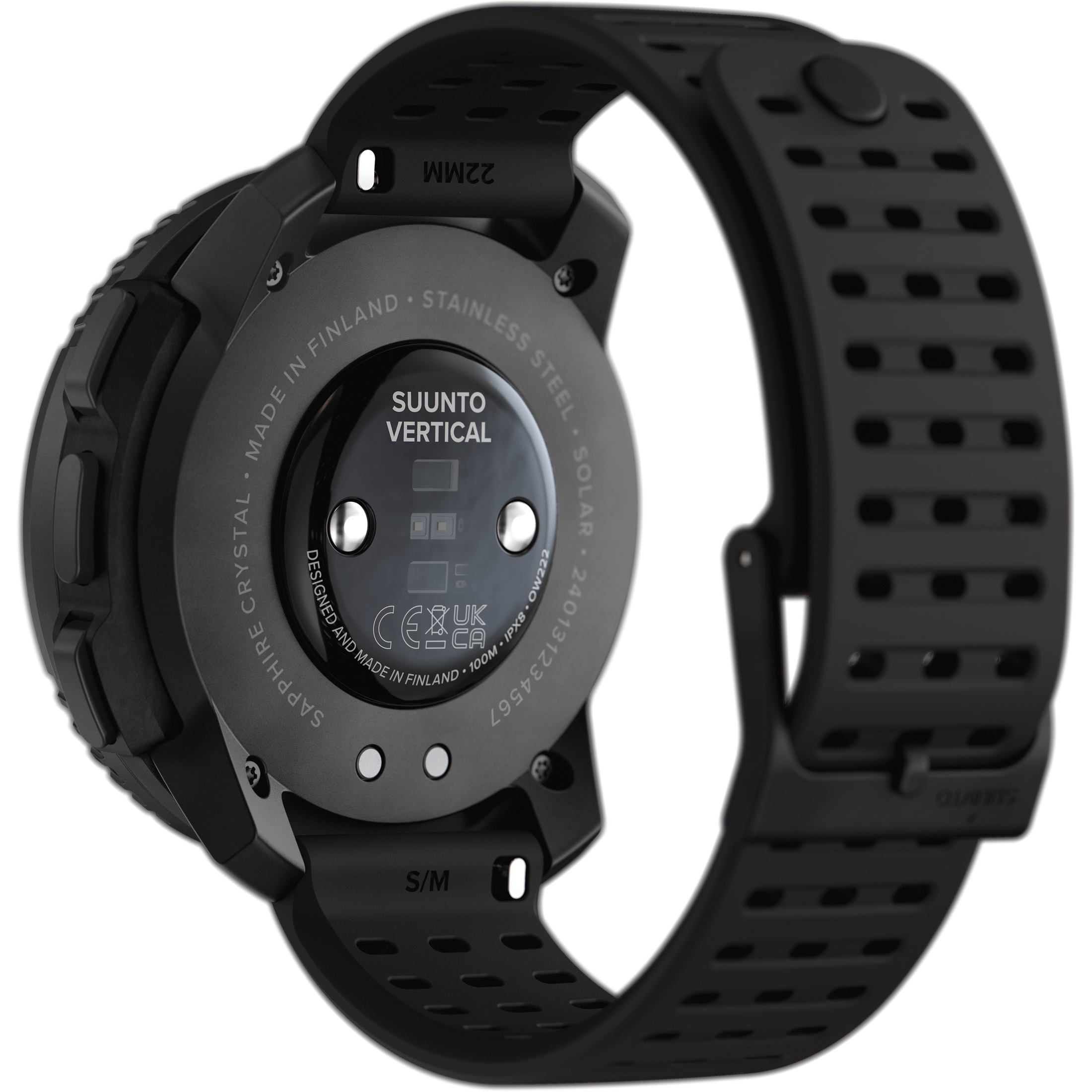 Suunto Vertical Solar Smartwatch, All Black