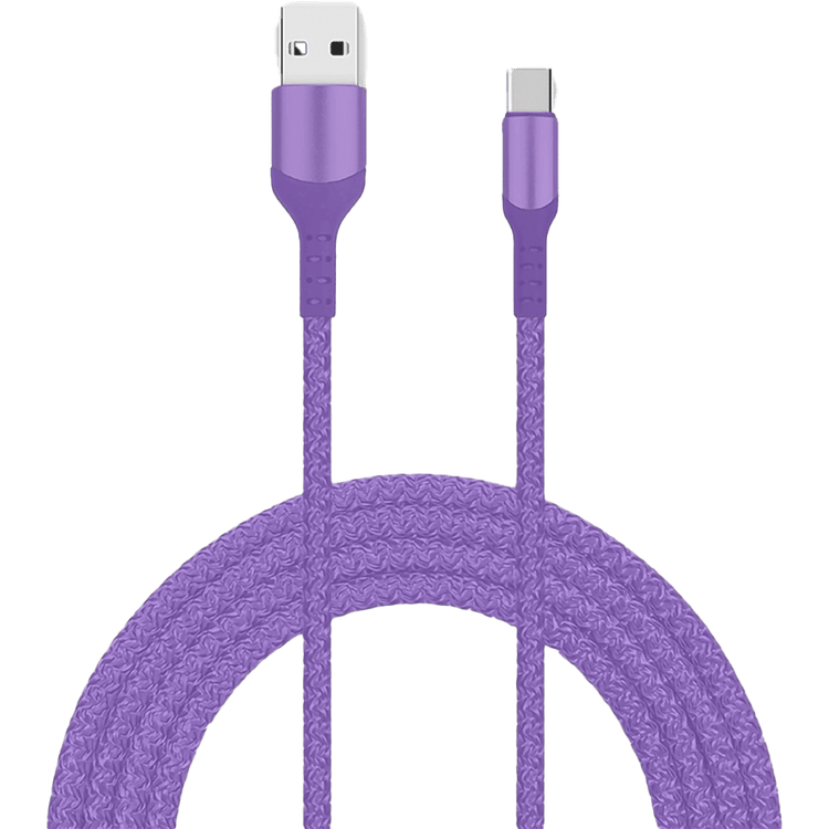 Latausjohto USB-C, 2m, lila Livia