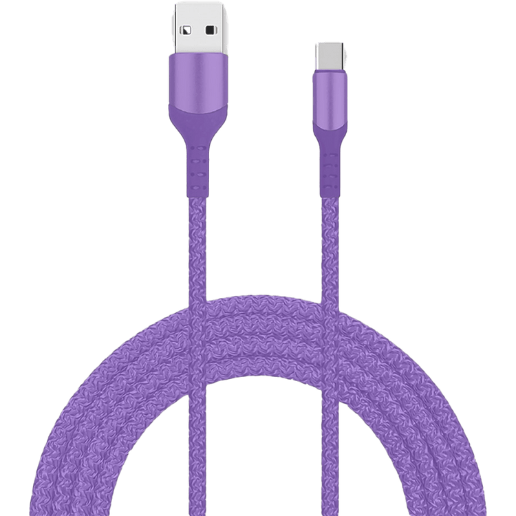 Livia USB-C to USB-A Cable, Purple