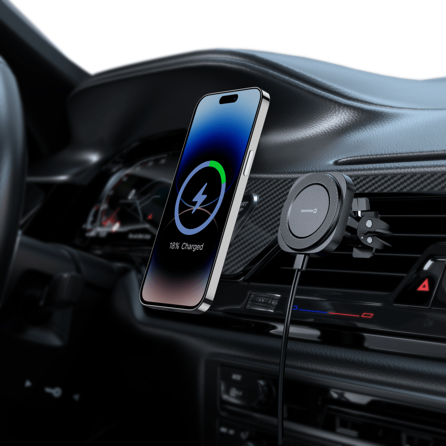 Swissten autoteline MagSafe 15W