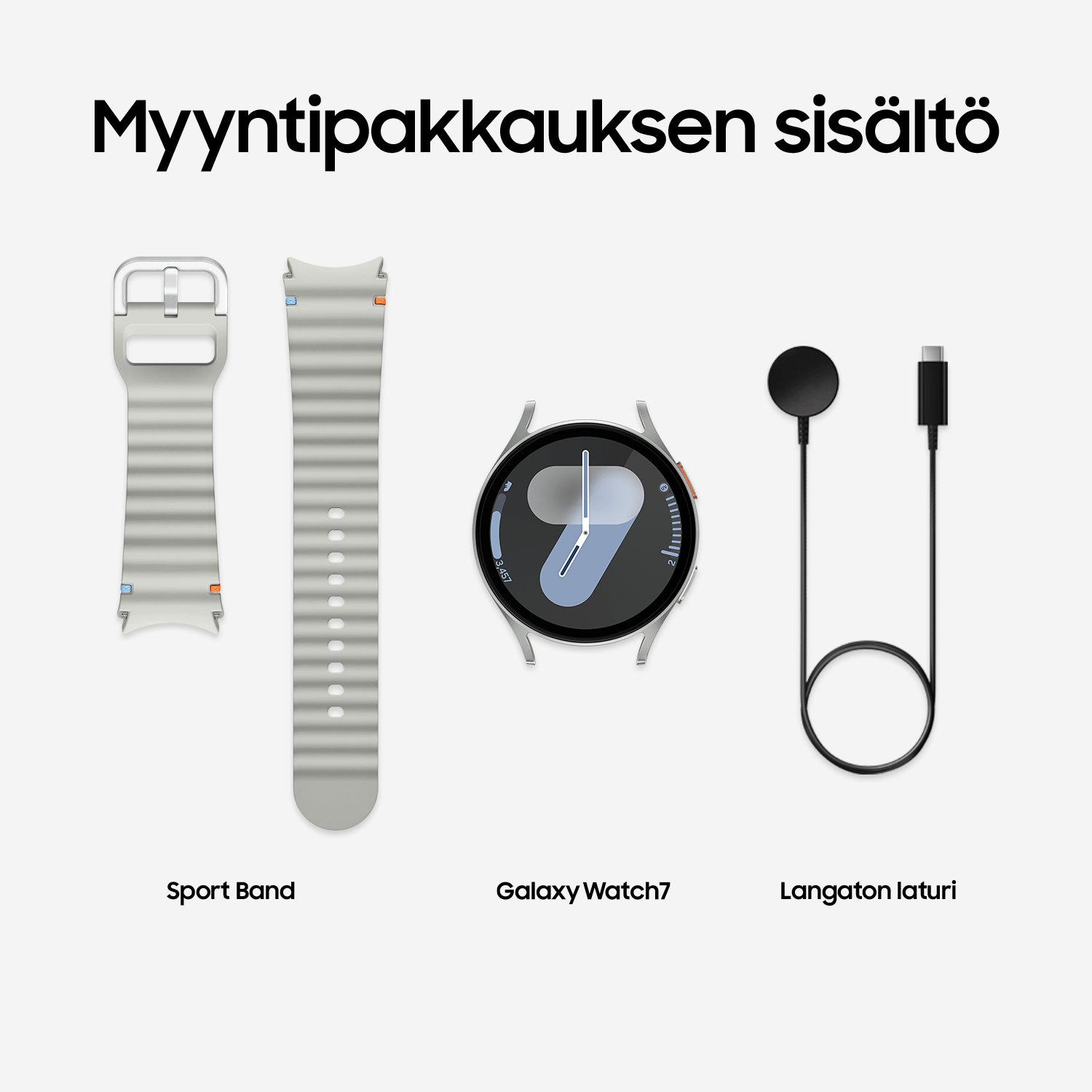 Samsung Galaxy Watch7 44mm Silver BT