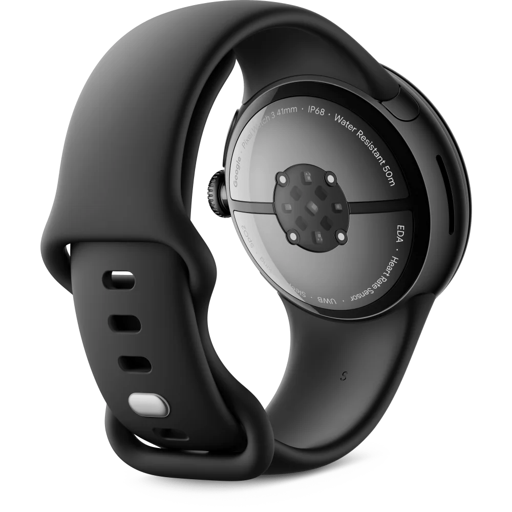 Google Pixel Watch 3 Smartwatch, 45mm, Black/Obsidian