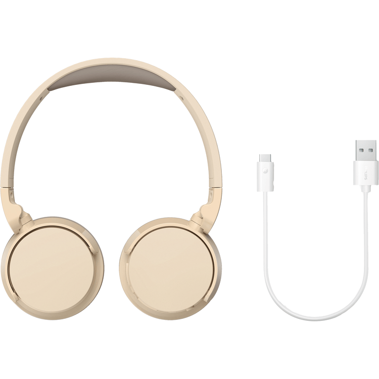 Philips H3209 Wireless Headphones, Beige