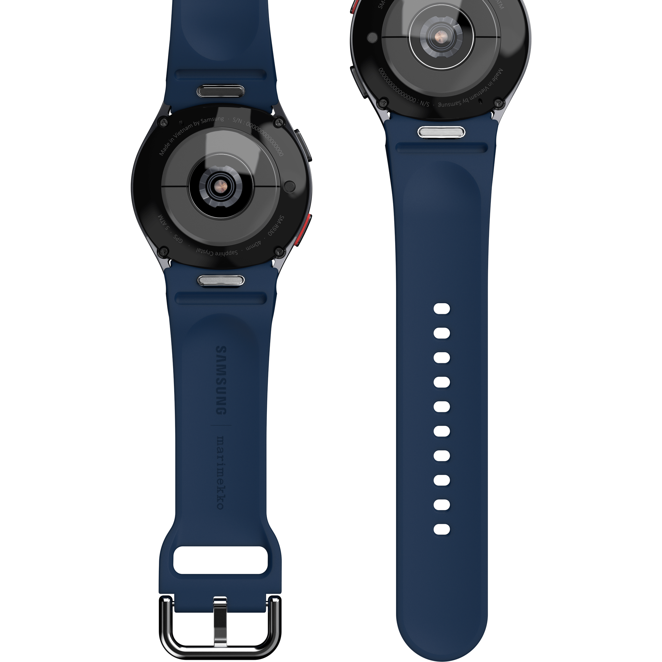 Samsung X Marimekko Silicone Strap for Galaxy Watch, Navy