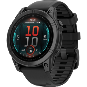 Garmin Fenix E AMOLED Smartwatch, 47 mm, Slate Gray Steel