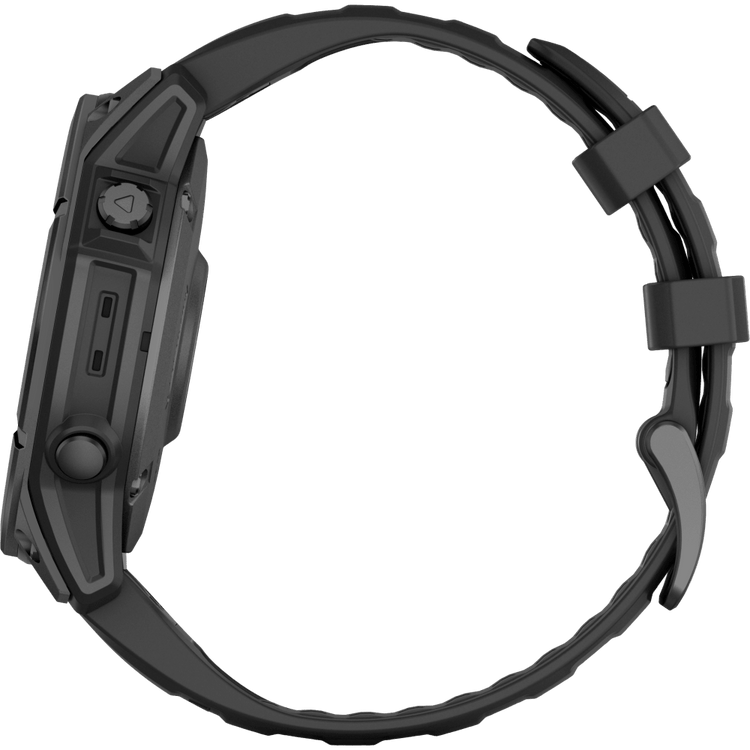 Garmin Fenix E AMOLED Smartwatch, 47 mm, Slate Gray Steel