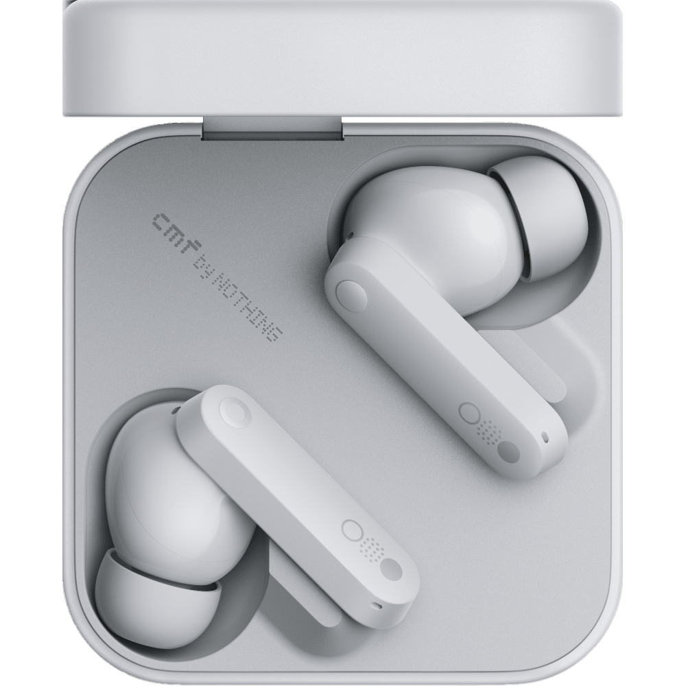 CMF Buds by Nothing Noise Cancelling In-Ear Headphones, Light Grey