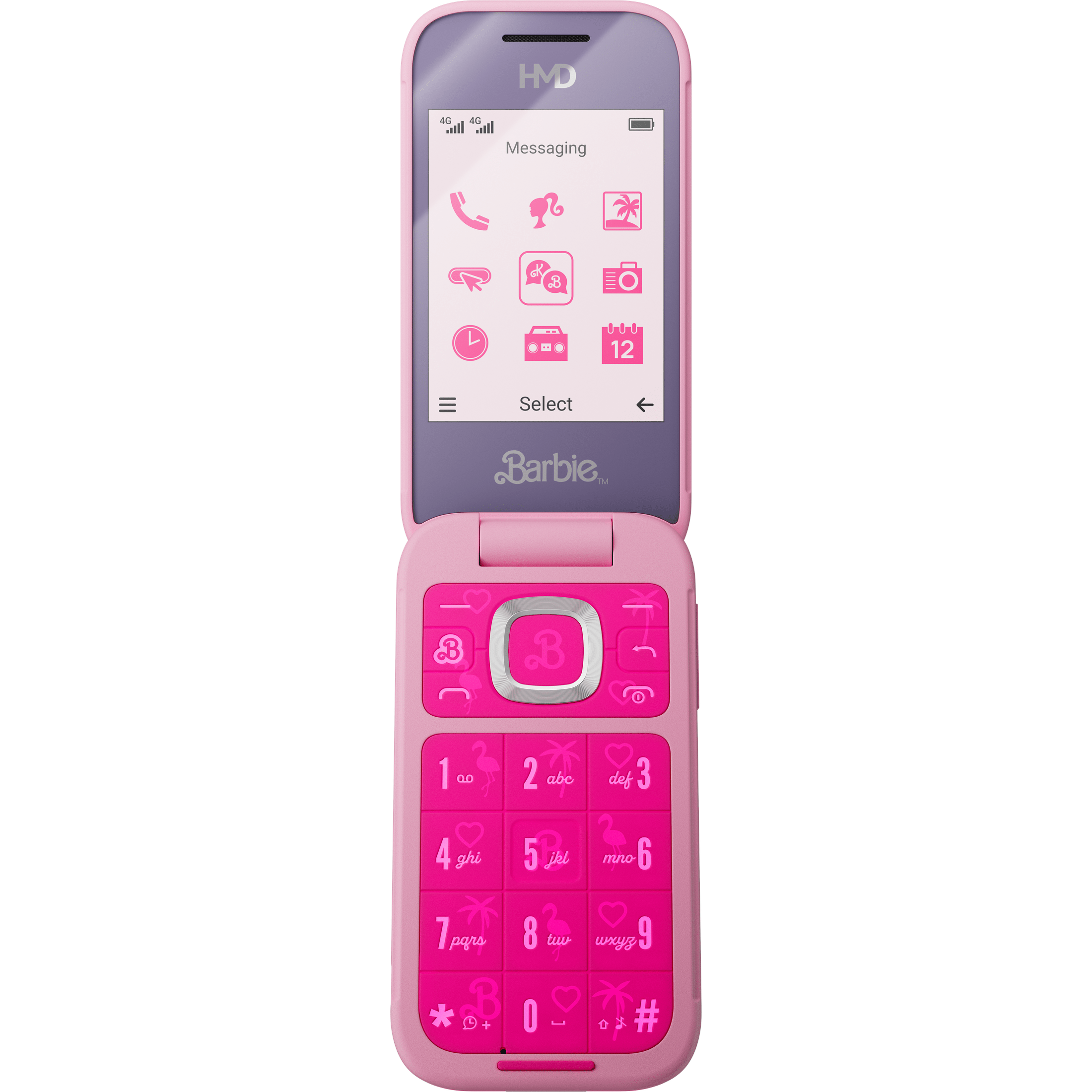HMD Barbie Phone - Feature Phone Dual-SIM, Pink