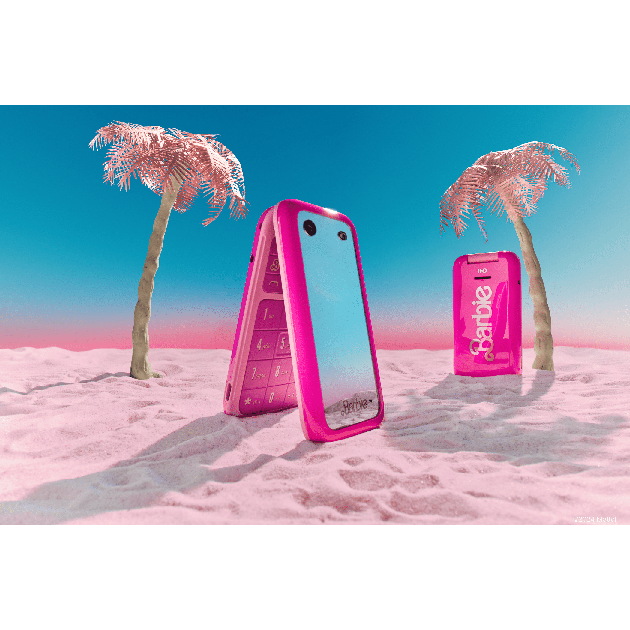 HMD Barbie Phone - Feature Phone Dual-SIM, Pink