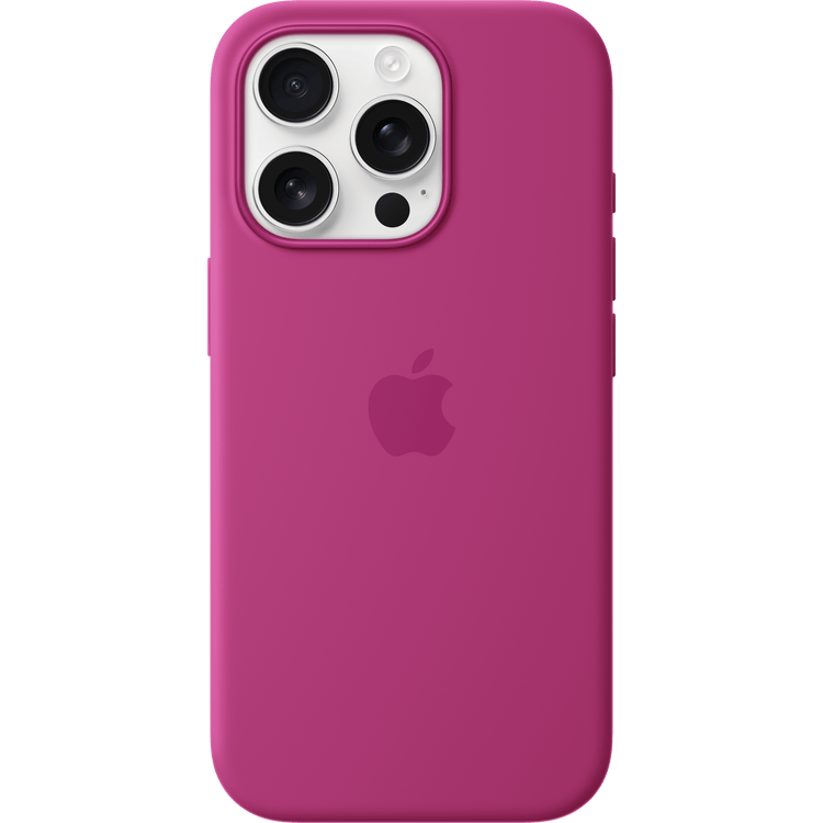 iPhone 16 Pro Silicone Case with MagSafe - Fuchsia