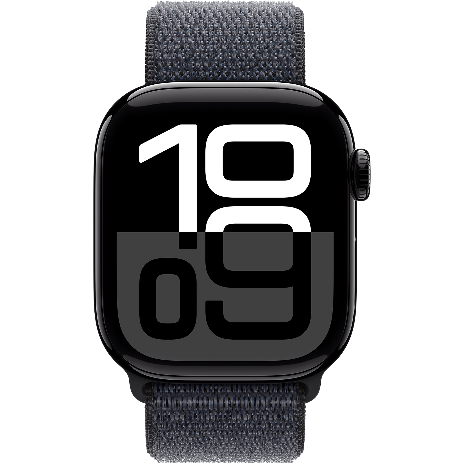 Apple Watch Series 10 GPS 42 mm , Jet Black Aluminum Case with Ink Sport Loop