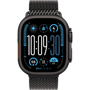Apple Watch Ultra 2 49mm, Black Titanium, Black Milanese Loop, L-size