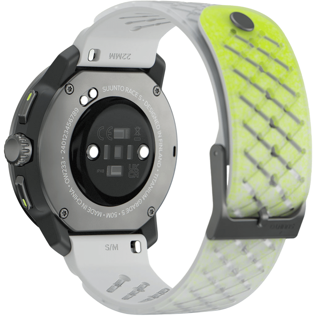 Suunto Race S Titanium Sports Watch, Titanium Canary