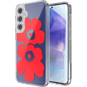 Samsung x Marimekko Dual Layer case for Galaxy A55, Navy/Red