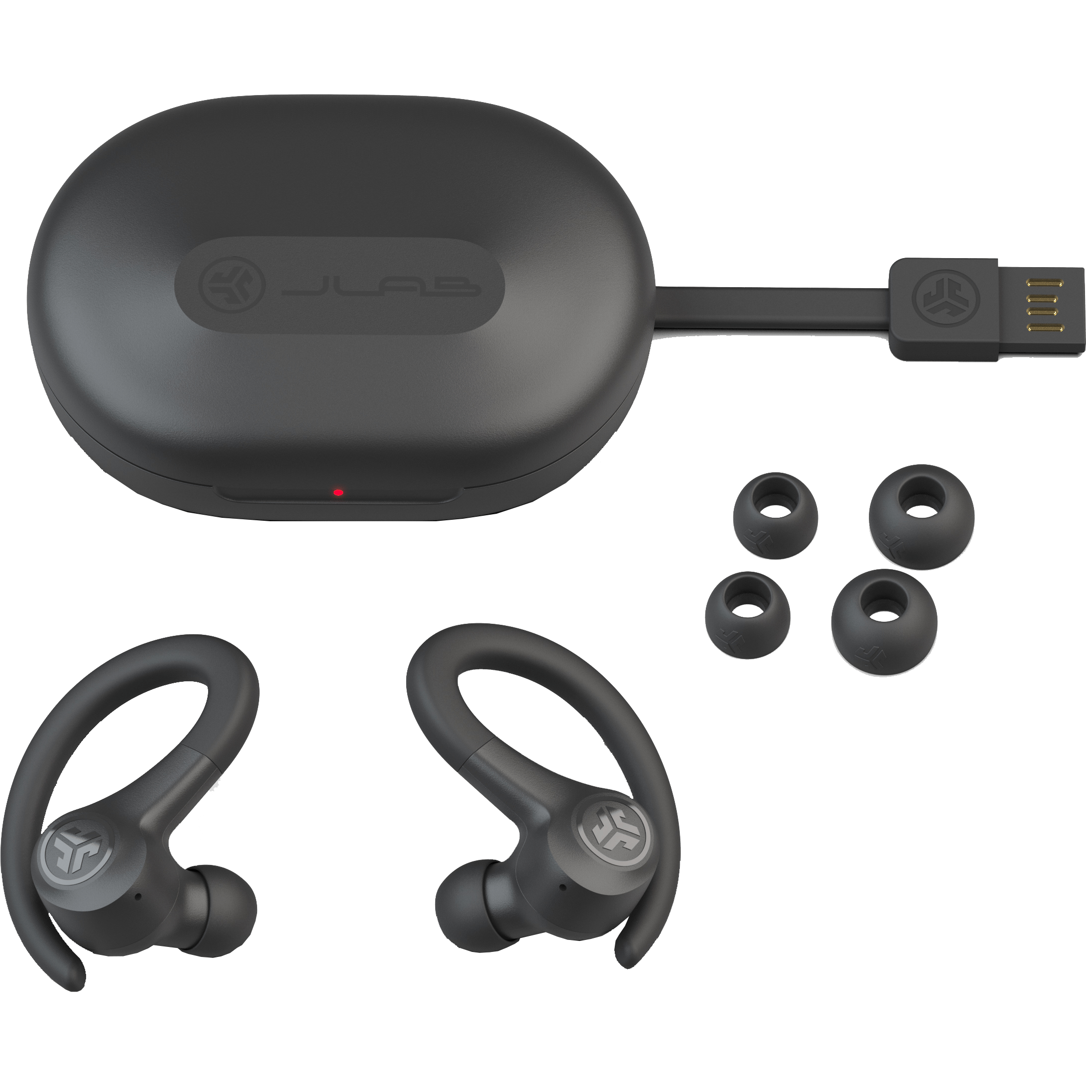 JLAB Go Air Sport True Wireless Earbuds, Graphite