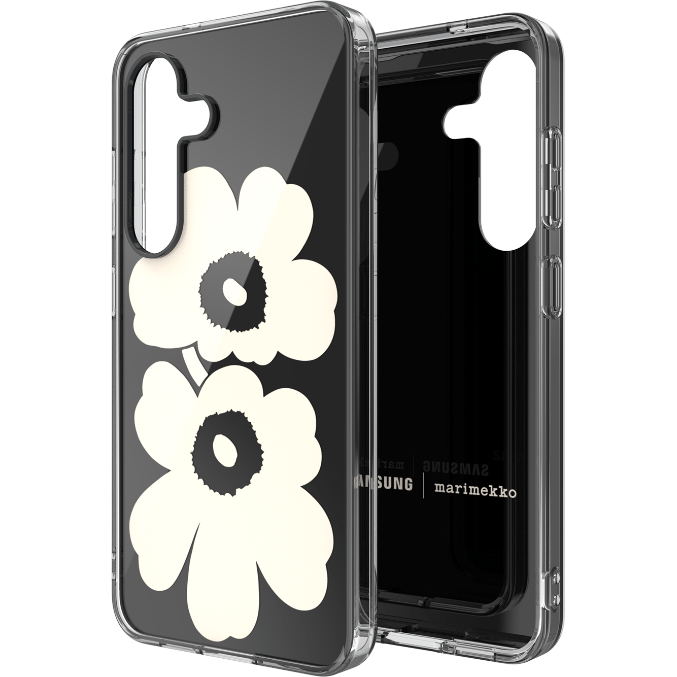 Samsung Galaxy S25+ Marimekko Dual Layer Case, Black/Beige