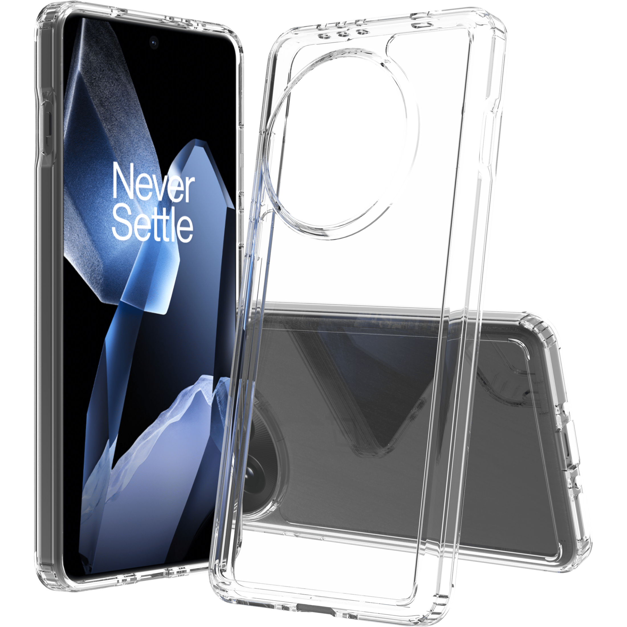 Screenor Bumper Case for OnePlus 13, Transparent