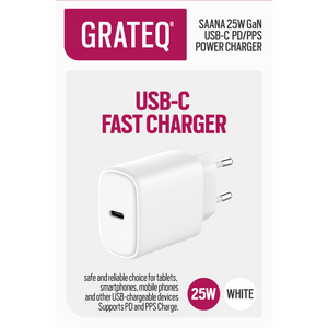 Grateq Saana USB-C Wall Charger GaN 25W