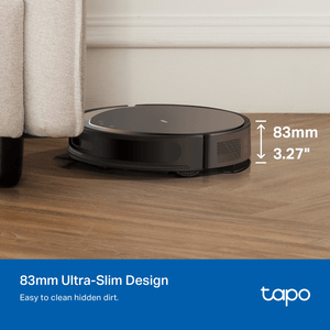 TP-Link Tapo RV20 Max Robot Vacuum Cleaner, Black