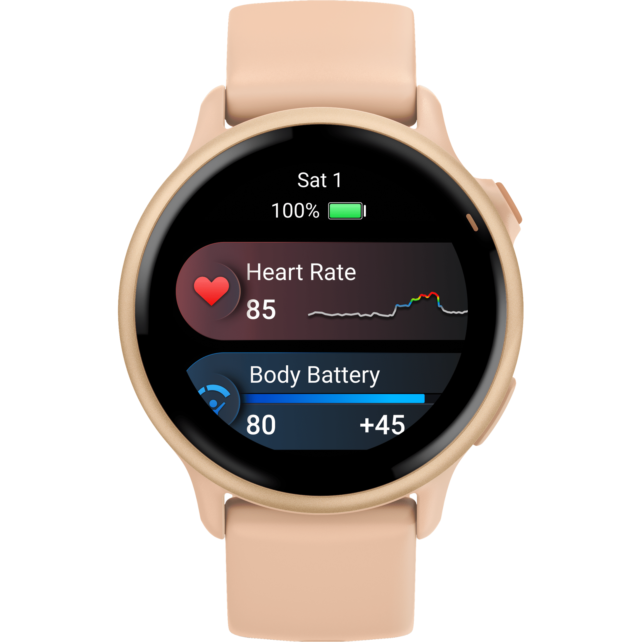 Garmin Vivoactive 6, GPS, Pink Dawn Metall