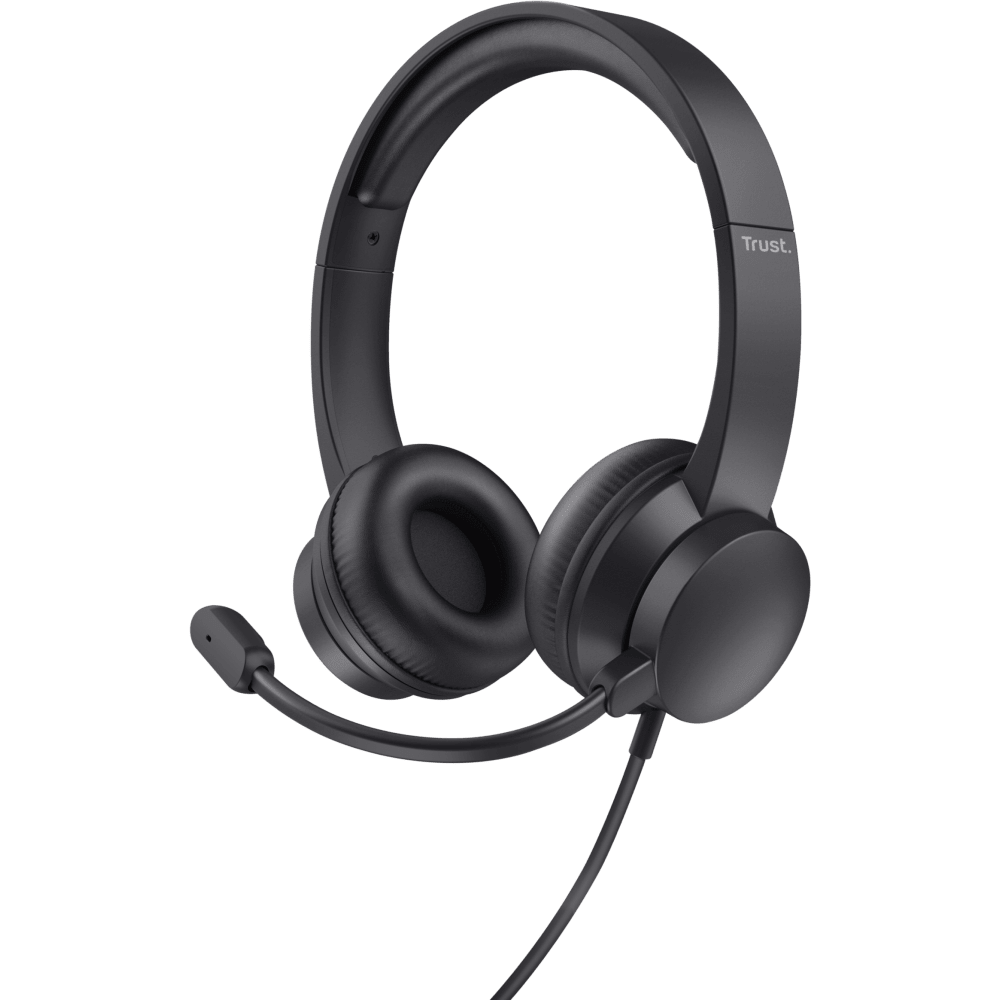 Trust Ayda USB-A PC Headset, Black