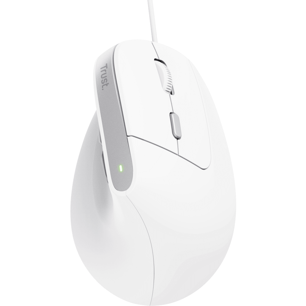 Trust Bayo II Ergonomic Mouse, White