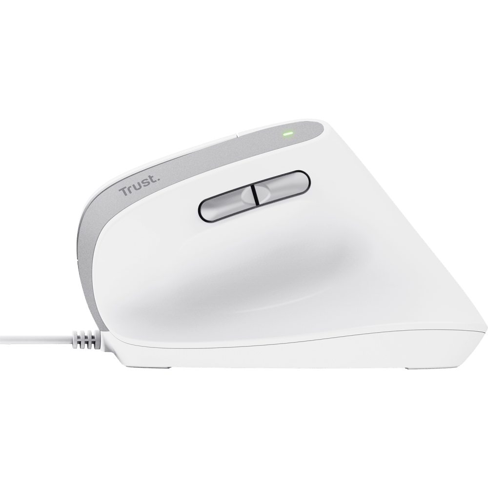 Trust Bayo II Ergonomic Mouse, White