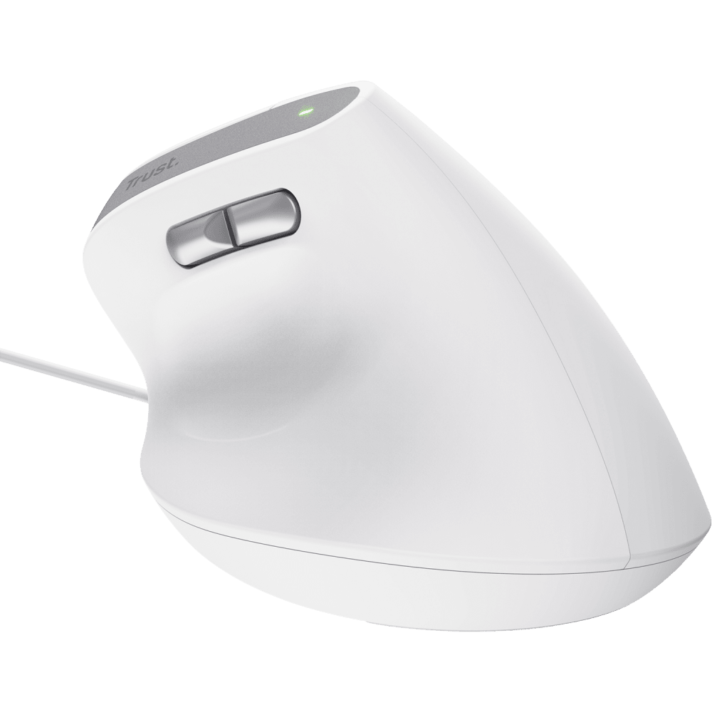 Trust Bayo II Ergonomic Mouse, White