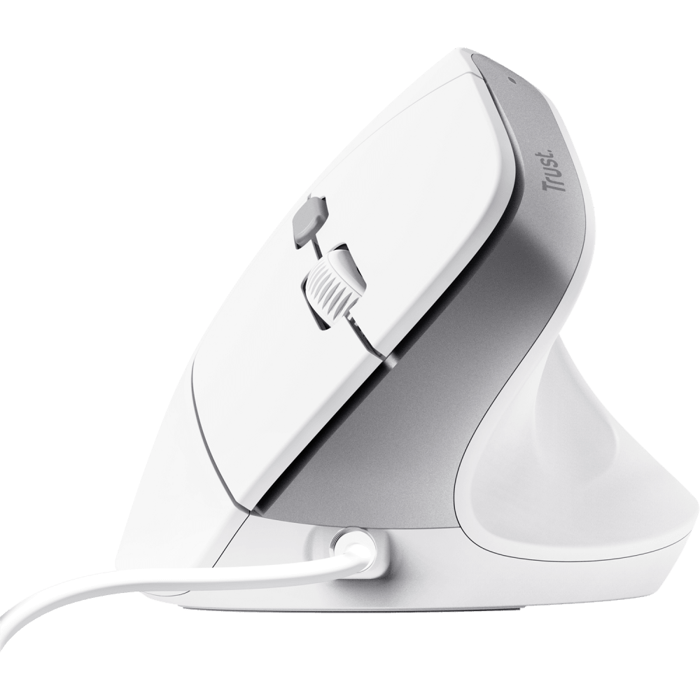 Trust Bayo II Ergonomic Mouse, White