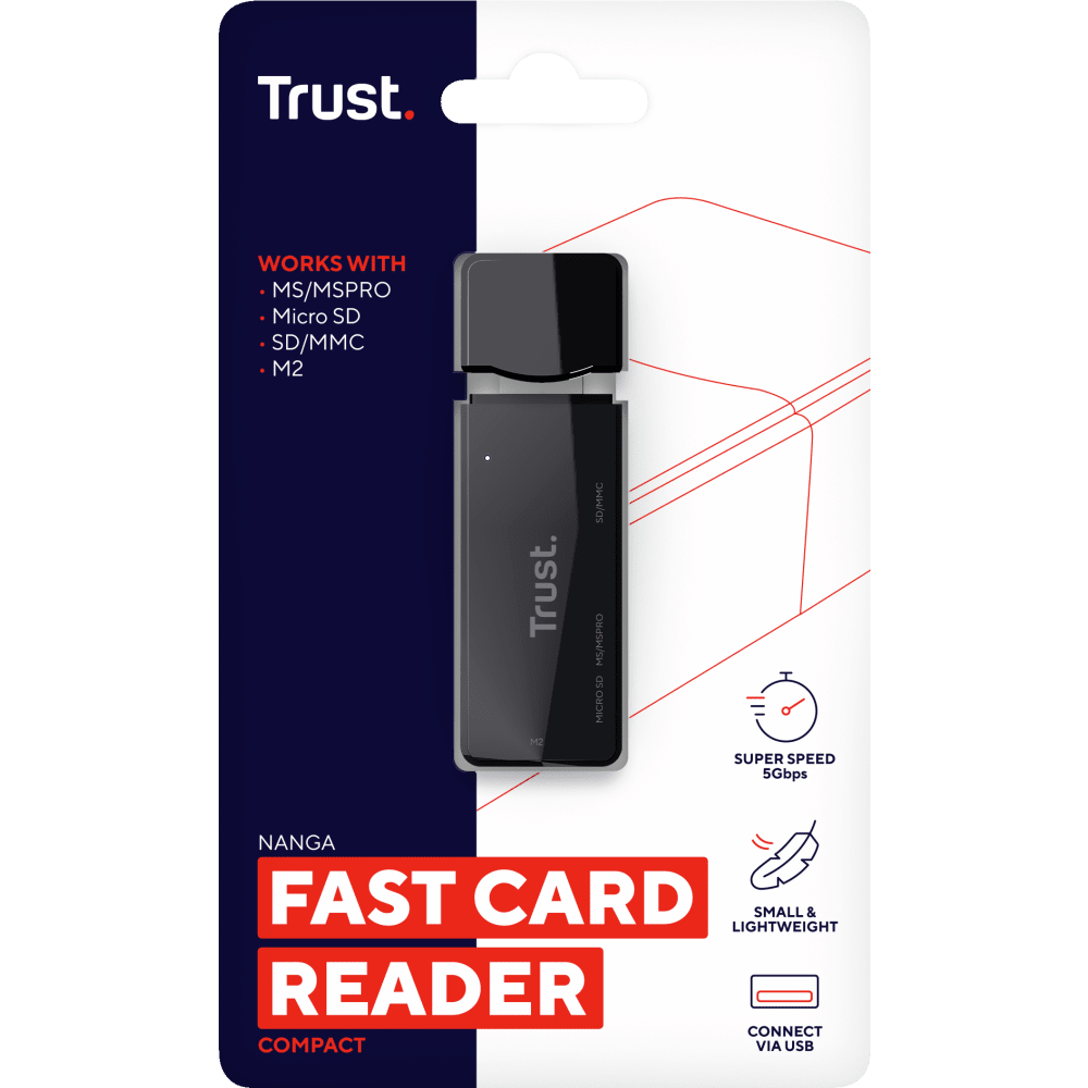Trust Nanga Compact USB-A Card Reader