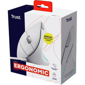 Trust Verto Ergo Mouse - White