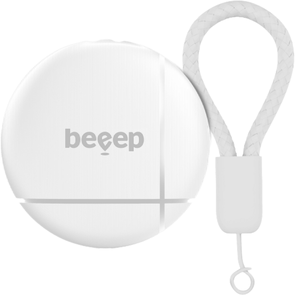 Beeep BeTag Find My Tracker, White