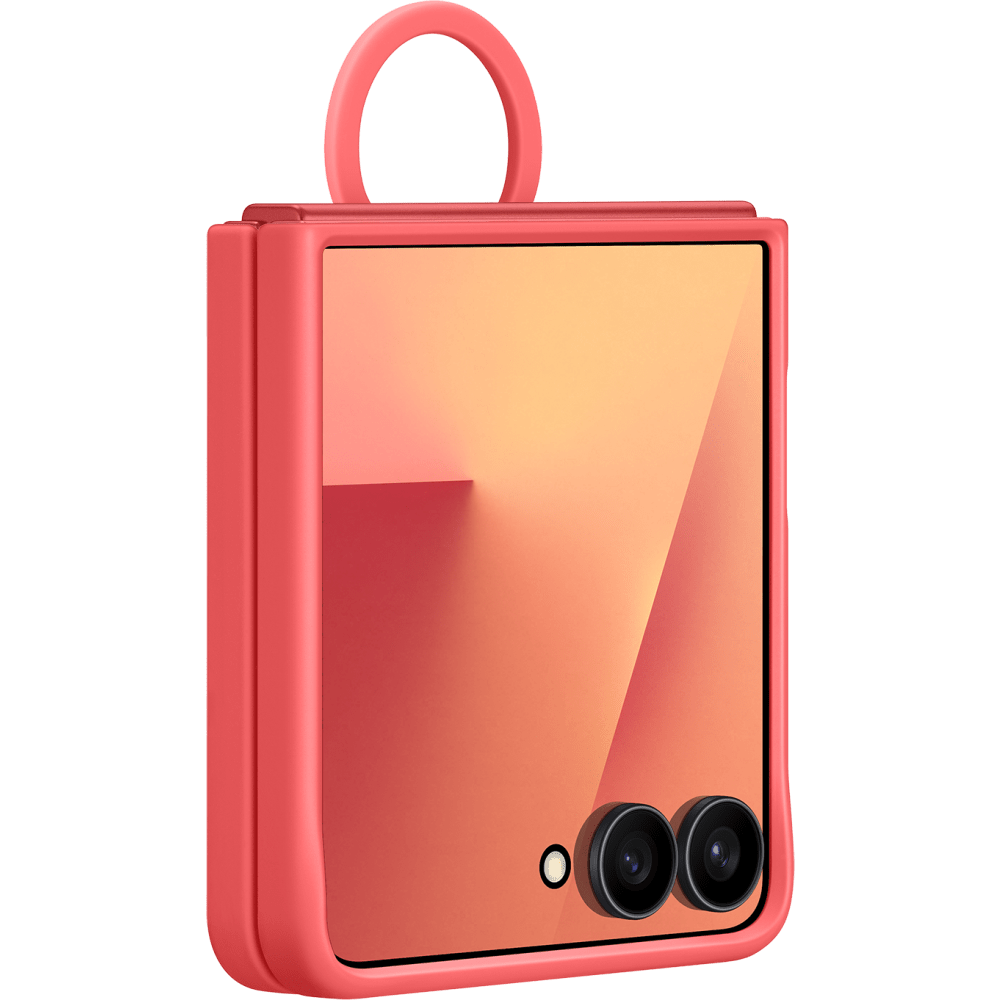 Samsung Z Flip7 Ring Case, Red