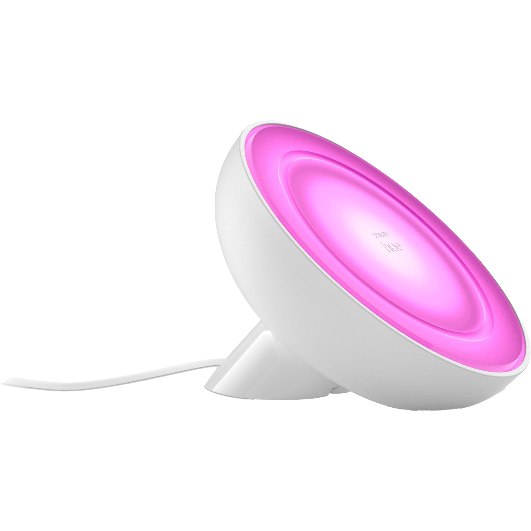 Philips Hue White and colour ambience Bloom table lamp, White