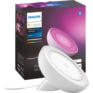 Philips Hue White and colour ambience Bloom table lamp, White