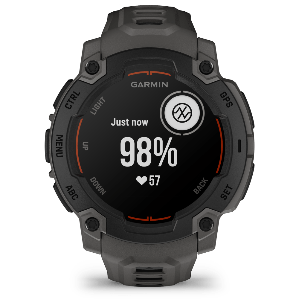 Garmin Instinct E 45mm Smartwatch, Black/Charcoal