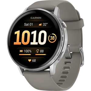 Garmin Venu 4 Smartwatch, 45mm, Silver-grey
