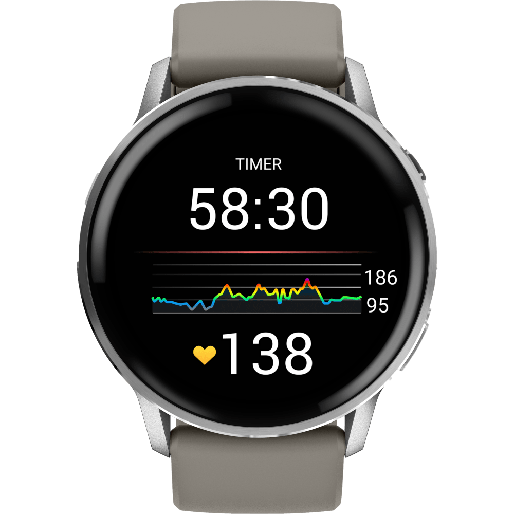 Garmin Venu 4 Smartwatch, 45mm, Silver-grey