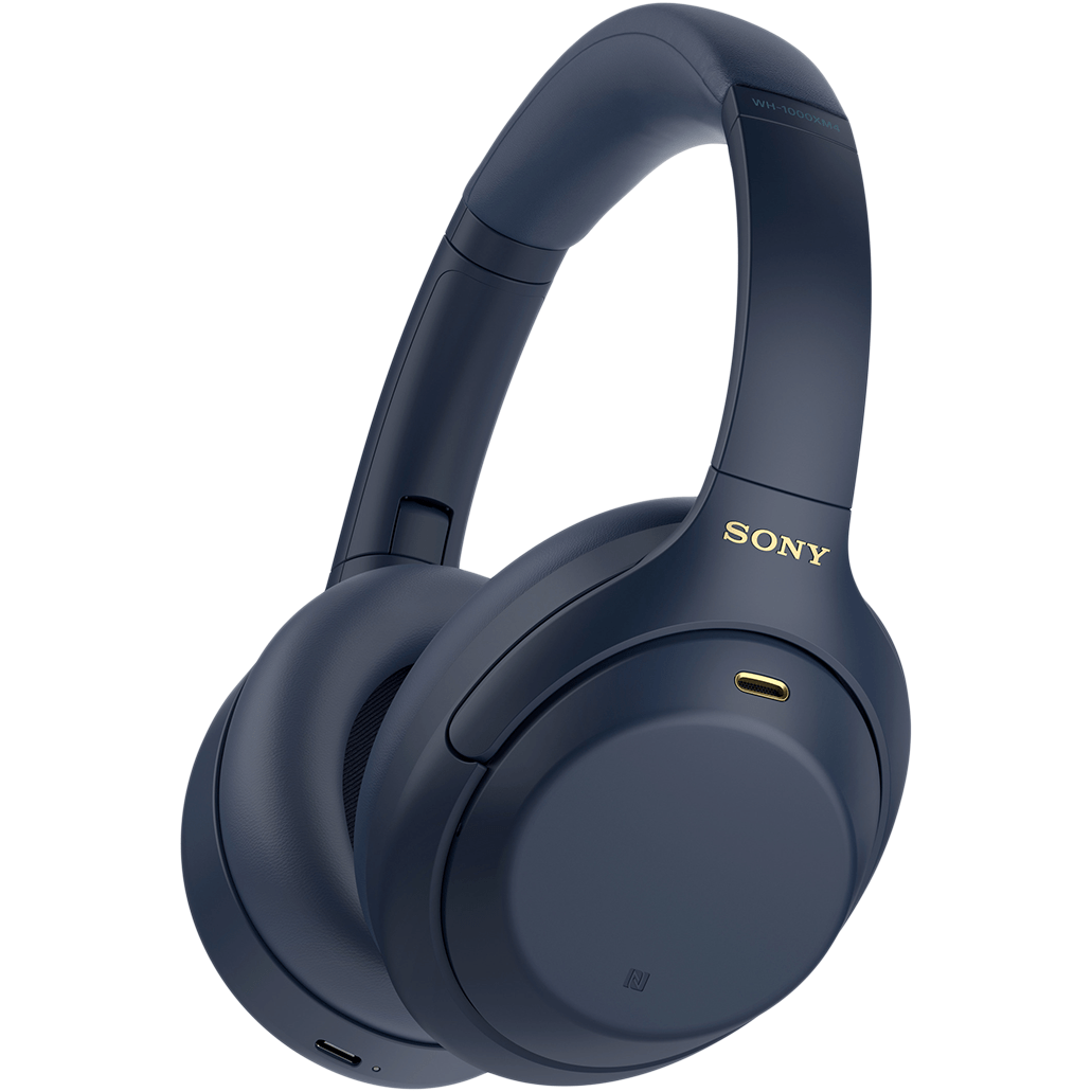 SONY WH-1000XM4 Headphones, Blue