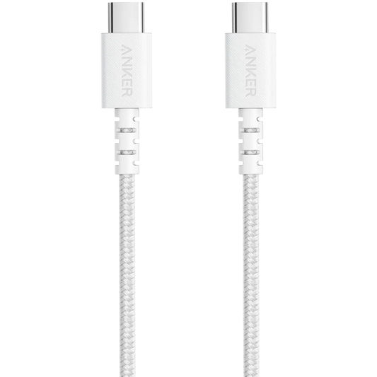 Anker PowerLine Select+ USB-C – USB-C 1,8m – valkoinen