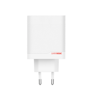OnePlus SUPERVOOC 120W Dual Port Charger and Cable, White