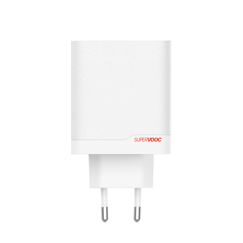 OnePlus SUPERVOOC 120W Dual Port Charger and Cable, White