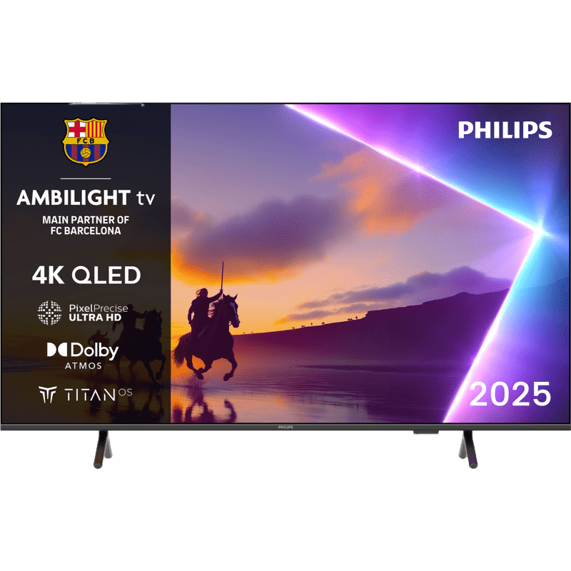 Philips 65" 4K QLED Ambilight TV 2025