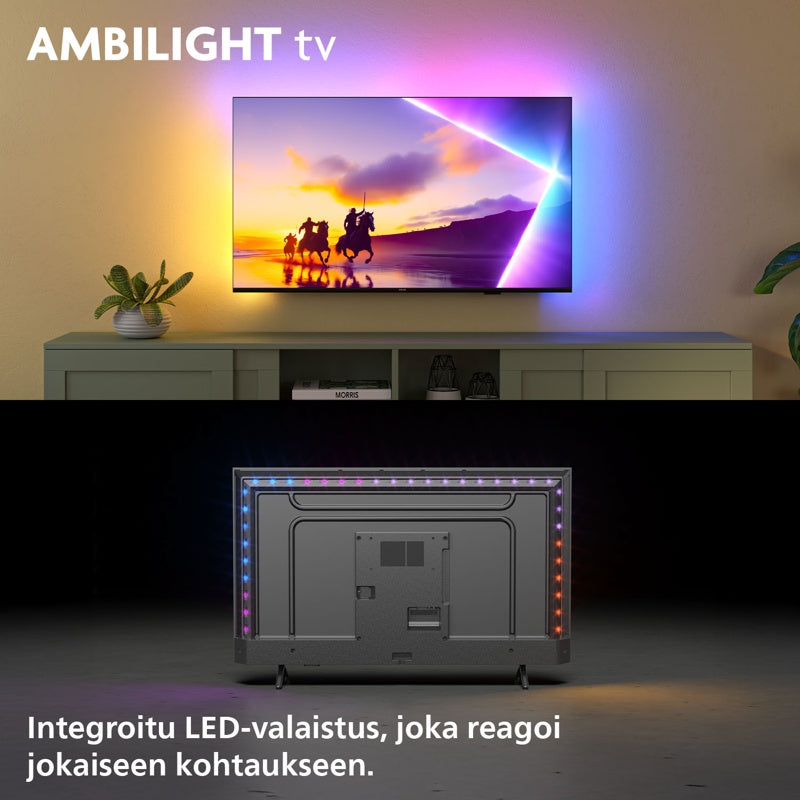 Philips 65" 4K QLED Ambilight TV 2025