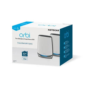 Netgear Orbi AX6000 Tri-band Wi-Fi 6 Mesh System, 2-pack