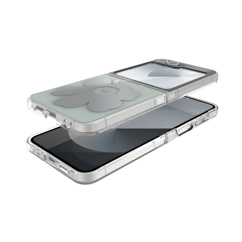 Samsung X Marimekko Dual Layer Case Z Flip6, Grey / Silver